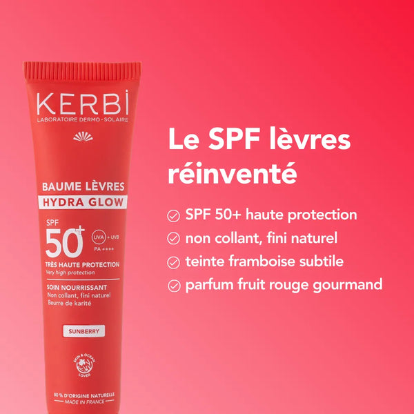 Baume lèvres Hydra Glow SPF 50+ - Berry