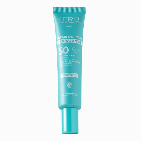 Crème de jour hydratante spf 50 minéral sans parfum peaux sensibles