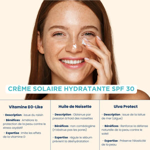 Crème solaire bio certifiée COSMOS Organic par Kerbi