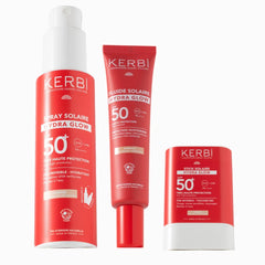 Spray, fluide, stick Hydra Glow