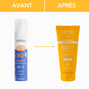 Lait solaire minéral SPF 50 – Sans parfum - 100g