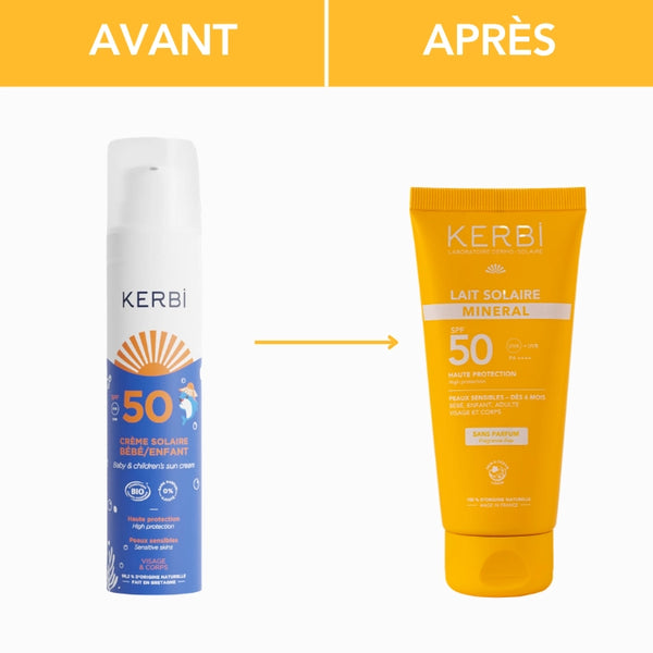 Lait solaire minéral SPF 50 – Sans parfum - 100g
