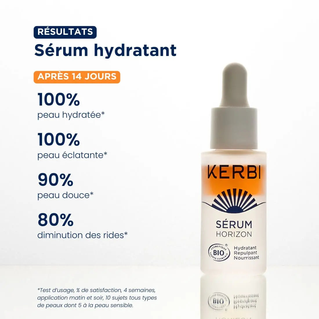 Sérum Hydratant Bio Kerbi – Acide Hyaluronique & Huile de Cameline – Flacon 15ml